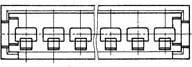 280630, Корпус разъема, AMPMODU IV/V, Гнездо, 6 вывод(-ов), 2.54 мм