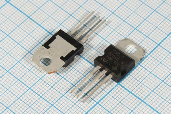 Транзистор TIP127, тип PNP, 65 Вт, корпус TO-220