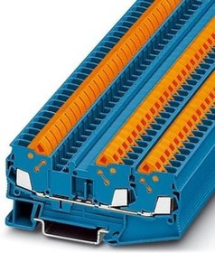 3206461, DIN Rail Terminal Blocks QTC 2.5-TWIN BU