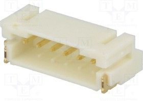 NXW-06SMDK, Гнездо, провод-плата, "папа", 2мм, PIN: 6, SMT, 1А, луженые, -25-85°C NXW-06SMDK, Гнездо, провод-плата, "папа", 2мм, PIN: 6, SMT, 1А, луженые, -25-85°C