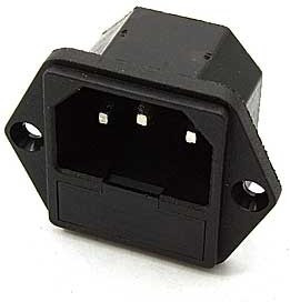 AC-004, Разъём питания , одинарный