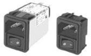 3CHS1, AC Power Entry Modules 3A IEC 1/4" FASTON SNAP IN MOUNT