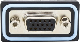 HDF-V15-213L051, Разъем D Sub, IP67, High Density, Гнездо, NANOOK Series, 15 контакт(-ов), DE, Пайка HDF-V15-213L051, Разъем D Sub, IP67, High Density, Гнездо, NANOOK Series, 15 контакт(-ов), DE, Пайка