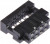 89361-708LF, Вилка, IDC, "мама", PIN: 8, без зажима шлейфа, IDC, на шлейф, 1мм