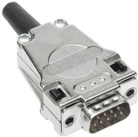 09670090322, D-Sub Backshells D SUB TOP ENTRY HOOD MET 9 POLES