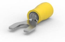 2-32588-1, Terminals NYL-FORK 12-10 YEL #8 M4+ 2-32588-1, Terminals NYL-FORK 12-10 YEL #8 M4+