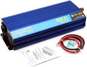 Преобразов. напряжения Вымпел ПН-202 (12-220В, чистый синус, 4000 Вт)