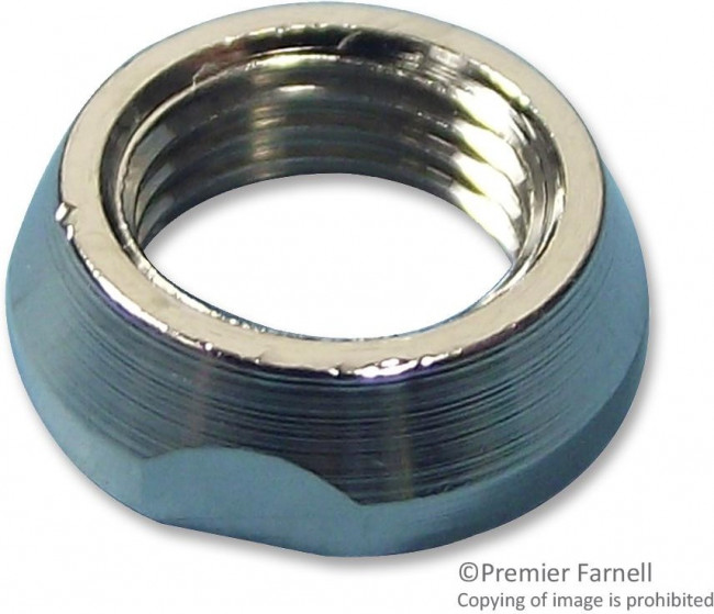 299D01201, Switch Hardware 1/4-40 DRESS NUT NICKEL PLATED