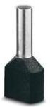 3200991, Ferrules Terminal 16AWG Electrolytic Copper Black PIN 20mm Tin