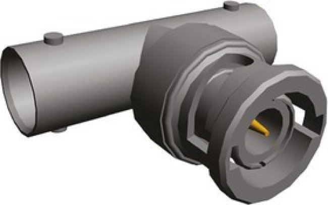5413592-6, Tee 50 RF Adapter BNC Plug to BNC Socket 5413592-6, Tee 50 RF Adapter BNC Plug to BNC Socket