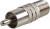 PSG08670, Переходник разъема, RCA / Phono, 1 вывод(-ов), Штекер, F Коаксиальный, 1 вывод(-ов), Гнездо