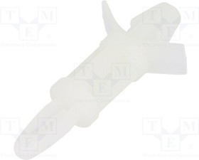 DR8G813V40352, Дистанцирующая стойка на плату, полиамид, Дл 12,7мм, на защелки