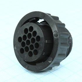 182642-1, Корпус разъема, Серия CPC 1, Штекер на Кабель, 16 контакт(-ов), Корпус из Термопластика