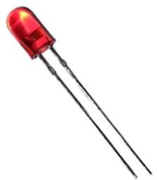 MP006840, Светодиод, Красный, Сквозное Отверстие, T-1 3/4 (5mm), 20 мА, 1.9 В, 640 нм