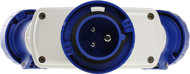 Адаптер тройной (разветвитель) 16A, Вилка 2P+E 6h - 3 Розетки 2P+E 6h, 250VAC 50/60Hz, IP66/IP67, серия ADAPTO