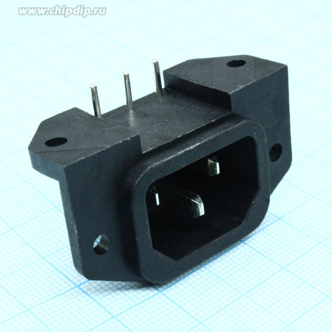 AS-205 (K24136), Евровилка сетевая на корпус угловая