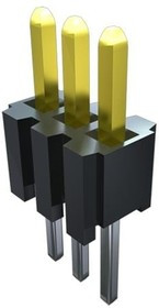 TMS-103-01-L-S, Headers &amp; Wire Housings Through-hole Micro Header, 0.050" x 0.100" Pitch