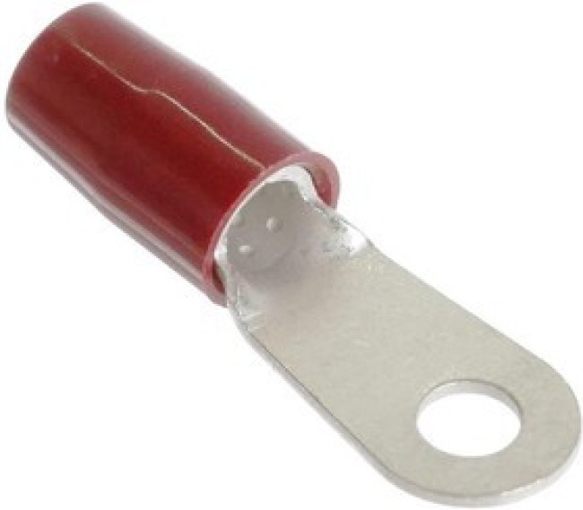 324043, TERMINAL, RING TONGUE, 10", 8AWG, RED