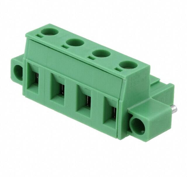 1858785, Conn Terminal Block F 4 POS 7.62mm Screw RA Panel Mount 12A Cardboard 1858785, Conn Terminal Block F 4 POS 7.62mm Screw RA Panel Mount 12A Cardboard