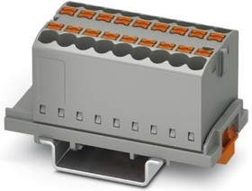 3273044, DIN Rail Terminal Blocks PTFIX 18X2,5-NS35 GY 2.5mm2 NS35 DIN Trns