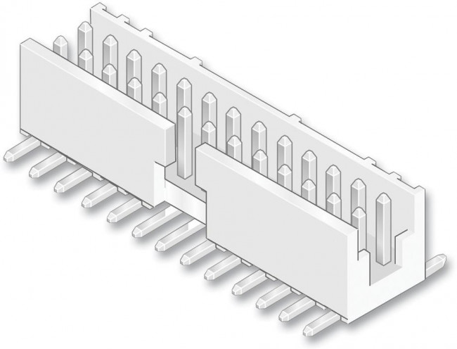 98424-G52-14ALF, Headers &amp; Wire Housings Shrd Hdr, SMT,Dbl Rw 14P, Vertical, .76u