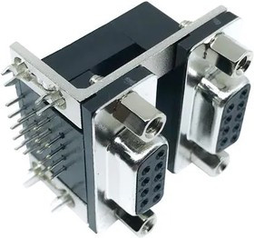 L17H2430130, D-Sub Dualport Connectors D-SUB STACKED