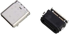 124019362112A, Герметичный разъем USB, USB Типа C, USB 3.1, Гнездо, 24 Позиции, Поверхностный Монтаж, IPX4 124019362112A, Герметичный разъем USB, USB Типа C, USB 3.1, Гнездо, 24 Позиции, Поверхностный Монтаж, IPX4