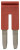 XW5S-P2.5-2RD, Terminal Block Tools &amp; Accessories Shrt Bar 2.5mm 2 pole Red