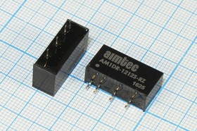 AM1DR-1212S-RZ, DC/DC преобразователь, 1Вт, вход 10.8…13.2В, выход 12В/83мА; конст ИП\Преобразовател AM1DR-1212S-RZ, DC/DC преобразователь, 1Вт, вход 10.8…13.2В, выход 12В/83мА; конст ИП\Преобразовател