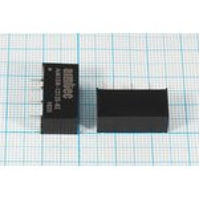 AM1DR-1212S-RZ, DC/DC преобразователь, 1Вт, вход 10.8…13.2В, выход 12В/83мА; конст ИП\Преобразовател