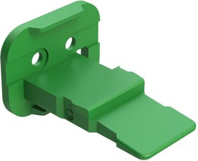 AW2S-C, S-WEDGELOCK, C KEY, 2POS, GRN, 14AWG