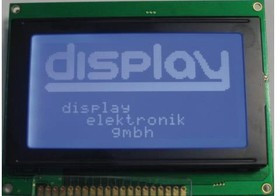 DEM 128064ASBH-PW-N, Дисплей: LCD, графический, 128x64, STN Negative, 93x70x12,8мм