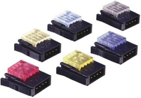 37104-B163-00E MB, 4-Way IDC Connector Plug for Cable Mount, 1-Row