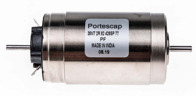 35NT2R 82 426SP.77, Brushed DC Motor, 102 W, 32 V, 115 mNm, 5900 rpm, 3mm Shaft Diameter