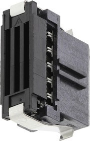 1-111196-8, Conn IDC Connector RCP 20 POS 1.27mm IDT RA Side Entry Cable Mount Tray