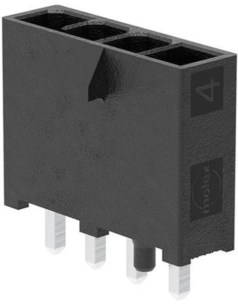 2159151004, Conn Wire to Board HDR 4Power POS 4.2mm Solder ST Top Entry Thru-Hole Mini-Fit Max Bag