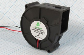 Вентилятор-улитка 12В, ВН417 вент улитка 75x75x30\ 12В\0,34А\2L\ ПС\FSY7530S12H