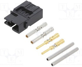 440G2, Heavy Duty Power Connectors 1x4 PIN/SKT AUX KIT 20 AWG CONT 440G2, Heavy Duty Power Connectors 1x4 PIN/SKT AUX KIT 20 AWG CONT