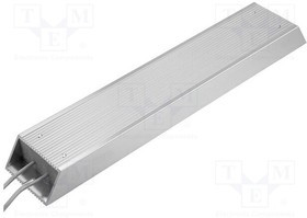 AL500W-22R, Резистор проволочный с радиатором, 22 Ом, 500Вт, ±5%, 240x80x40мм