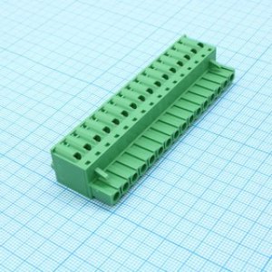 2EDGKD-5.0-16P-14-00A(H), Разъемный клеммный блок, 16 контактов. Серия 2EDGKD-5.0