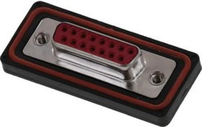 173110-0007, D-Sub Standard Connectors 15P PNL MT SOCKET
