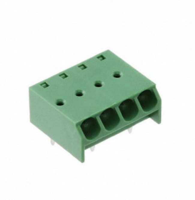 1-2834019-4, Fixed Terminal Blocks 4POS 3.5MM THTS CONN