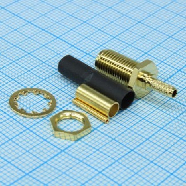 732510930, Разъем коаксиальный SMA 0....3ГГц 50Ом монтаж на панель лоток