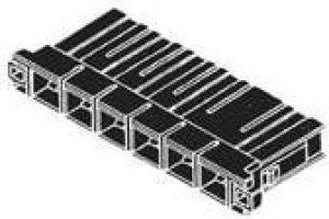1-179958-2, DYNAMIC D-5200S REC HSG 2P K/X 1-179958-2, DYNAMIC D-5200S REC HSG 2P K/X