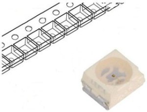 VLMO30K1M2-GS08, Standard LEDs - SMD Orange Clr Non-Diff