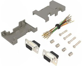 GA-0909-FF-LG-K, Переходник: адаптер, D-Sub 9pin "мама", с обеих сторон