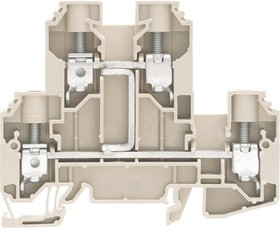 1186770000, W Series Dark Beige Double Level Terminal Block, Double-Level, Screw Termination 1186770000, W Series Dark Beige Double Level Terminal Block, Double-Level, Screw Termination
