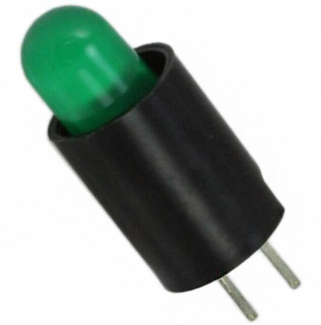 561-2201-060F, LED Circuit Board Indicators 5MM STAND-OFF 0 600" GRN