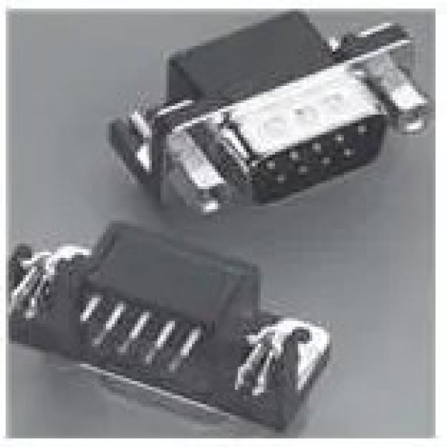 L17HTNCP4R4C, D-Sub Standard Connectors 37P R/A Hi Temp Pin Rear Insert 4-40