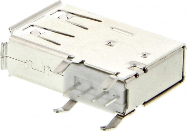 614004134726, USB Connectors WR-COM Type A 4Pin Up Right Female
